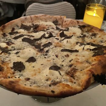Pizzeria Portofino - Black Truffle & Three Cheese - Pizza Near Me - Chicago, Illinois