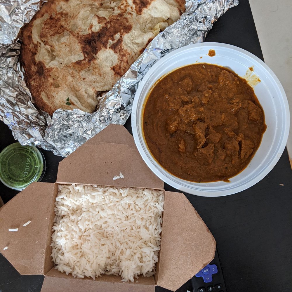 Cedars in University District - Curry beef special with naan - Indian Near Me - Seattle, Washington Cedars in University District - Curry beef special with naan - Indian Near Me - Seattle, Washington