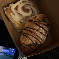 Cobs Bread - Cinnamon Roll + Chocolate Croissant