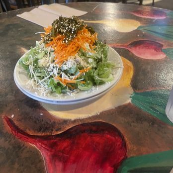 Flatbread - Signature salad with shredded parmigiana added. - Pizza Near Me - Amesbury, Massachusetts