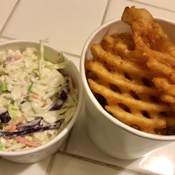 Bird-N-Bun - Coleslaw and Waffle Fries - American Near Me - Long Beach, California Bird-N-Bun - Coleslaw and Waffle Fries - American Near Me - Long Beach, California