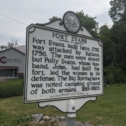 Fort Evans Historical Marker - Fort Evans Historical Marker, Martinsburg WV