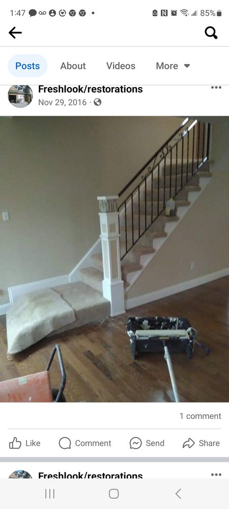 Slide of Freshlook Restorations