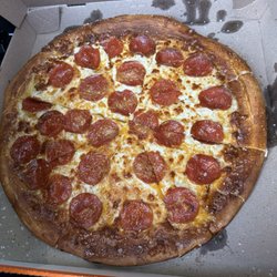 Little Caesars - No salt on the crust and way over coated