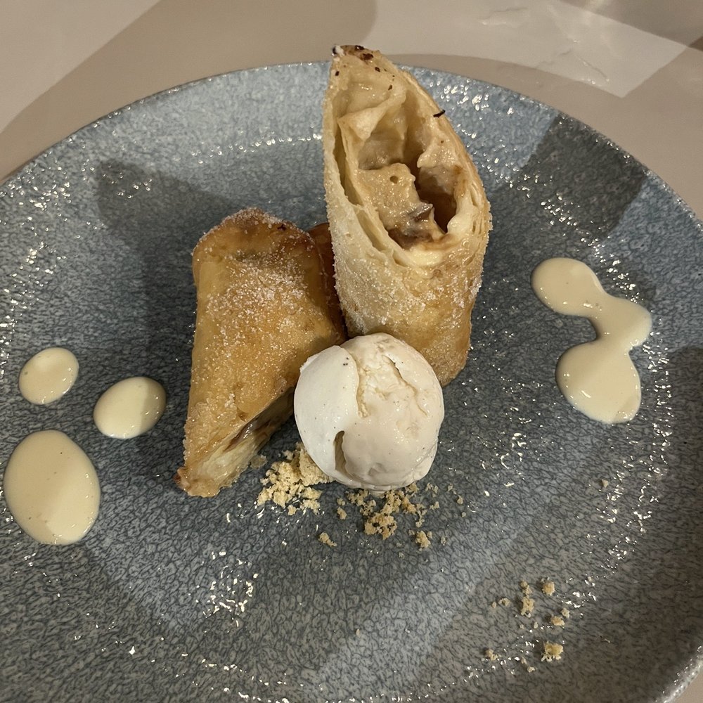 Pitahayas - Spring roll dessert - the star of the show!!!! - Asian Fusion Near Me - Cabo San Lucas, BCS Pitahayas - Spring roll dessert - the star of the show!!!! - Asian Fusion Near Me - Cabo San Lucas, BCS