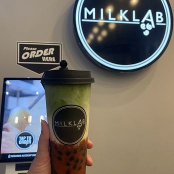 MILKLAB - Smoky Hollow - Strawberry Matcha Latte with boba - Bubble Tea Near Me - Raleigh, North Carolina MILKLAB - Smoky Hollow - Strawberry Matcha Latte with boba - Bubble Tea Near Me - Raleigh, North Carolina