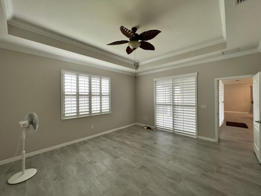 Plantation shutters on windows and doors - These are some examples of the many plantation shutter installations and options. Plantation shutters on windows and doors - These are some examples of the many plantation shutter installations and options.