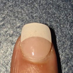 Davi Nails - The fibers IN one of my nails