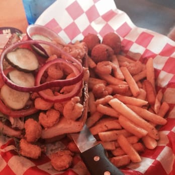 Razzoo's Cajun Cafe - Shrimp poboy - Cajun/Creole Near Me - Spring, Texas Razzoo's Cajun Cafe - Shrimp poboy - Cajun/Creole Near Me - Spring, Texas