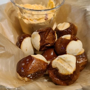 Planetary Brewing - Pretzel Bites served with mustard or pimento cheese - Breweries Near Me - Greenwood, Indiana