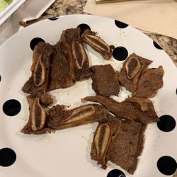 Scrap meat for a dog