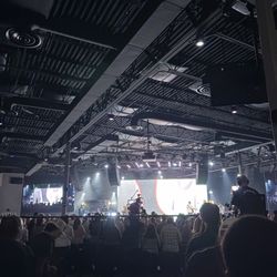 Red Rocks Church - Park Meadows - Worship music was lively and team played alternative Christian songs.