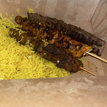 Hummus House - This was my first time here and I would come back! I got the 3 Kabob Entree with chicken, kafta, and lamb kabobs sides not in pic - Mediterranean Near Me - Hawthorne, California Hummus House - This was my first time here and I would come back! I got the 3 Kabob Entree with chicken, kafta, and lamb kabobs sides not in pic - Mediterranean Near Me - Hawthorne, California