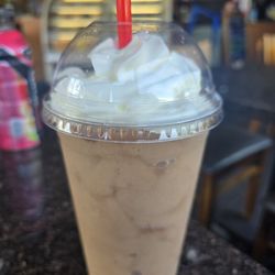 Frodo Joe's Coffee & Tea - Tropical Zing smoothie with whipped cream.