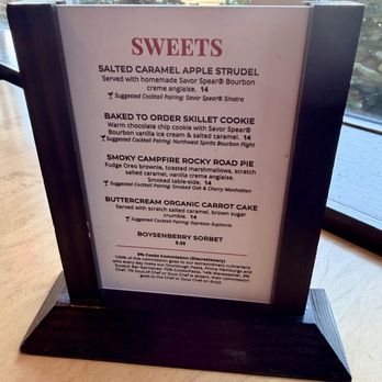 Sharps Roasthouse - Dessert Menu - American Near Me - SeaTac, Washington Sharps Roasthouse - Dessert Menu - American Near Me - SeaTac, Washington