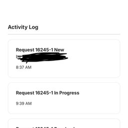 Service request saying completed when I informed the team Service request saying completed when I informed the team
