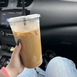 Ladybug Espresso - 32 oz iced vanilla latte