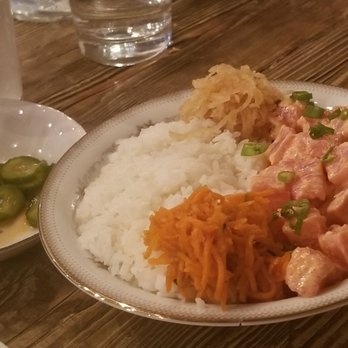 Soju - Spicy Poke with pickled cucumbers - Korean Near Me - Pittsburgh, Pennsylvania Soju - Spicy Poke with pickled cucumbers - Korean Near Me - Pittsburgh, Pennsylvania