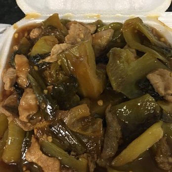 Hoy Tin Kitchen - Sin Choy with Pork (Sweet Sour mustard Cabbage with Pork) - Chinese Near Me - Honolulu, Hawaii Hoy Tin Kitchen - Sin Choy with Pork (Sweet Sour mustard Cabbage with Pork) - Chinese Near Me - Honolulu, Hawaii