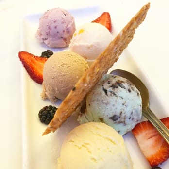 Mandarin Restaurant - The Handcrafted Ice Cream Flight with Oatmeal Crisp Cookie at The Mandarin - Chinese Near Me - Bountiful, Utah Mandarin Restaurant - The Handcrafted Ice Cream Flight with Oatmeal Crisp Cookie at The Mandarin - Chinese Near Me - Bountiful, Utah