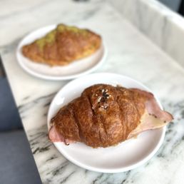 Ham & Cheese Croissant with Dijon Mustard
