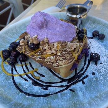 Toast Kitchen & Bakery - Ube French toast - Breakfast & Brunch Near Me - Tustin, California Toast Kitchen & Bakery - Ube French toast - Breakfast & Brunch Near Me - Tustin, California