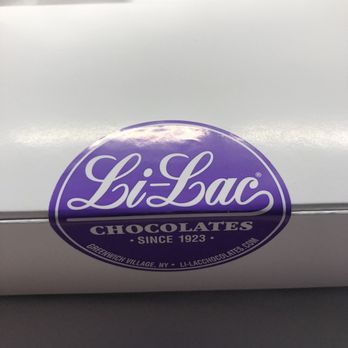 Li-Lac Chocolates - Industry City - a close up of the logo - Chocolatiers & Shops Near Me - Brooklyn, New York