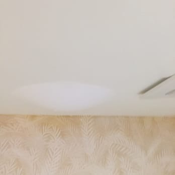 Henlopen Hotel - Ceiling bubble full of water over toilet angle 2 - Hotels Near Me - Rehoboth Beach, Delaware