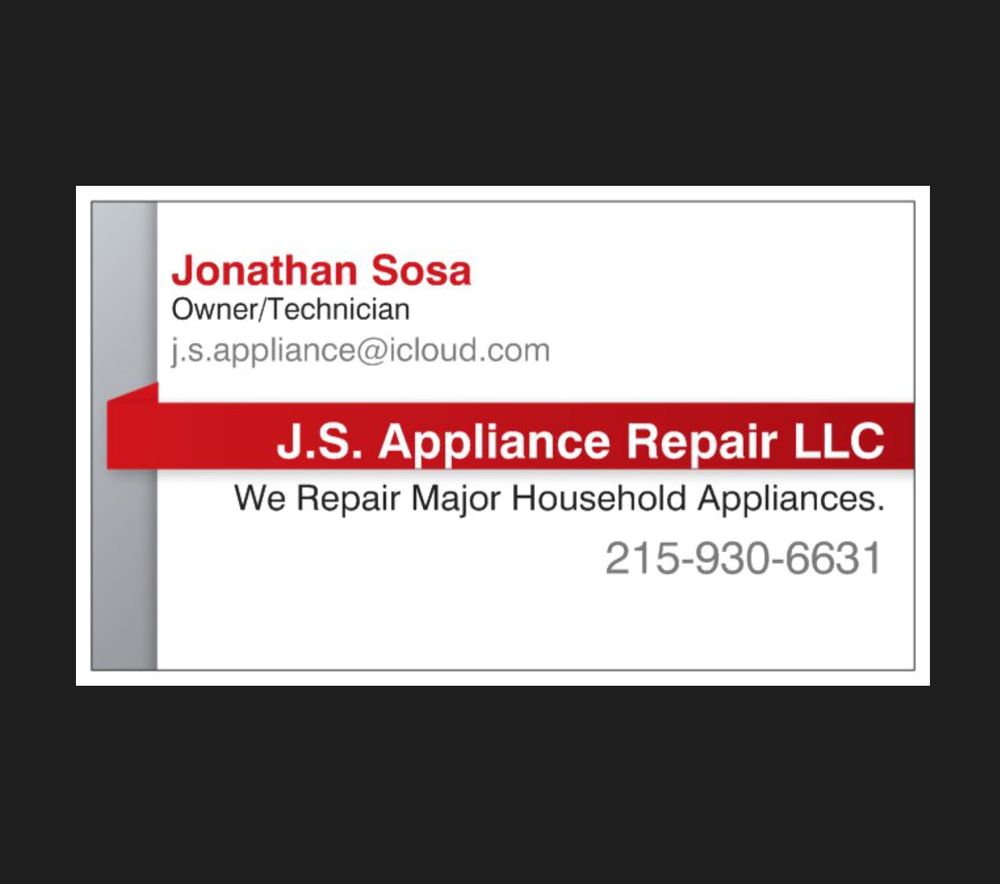 J S APPLIANCE REPAIR Updated October 2024 12 Reviews Philadelphia