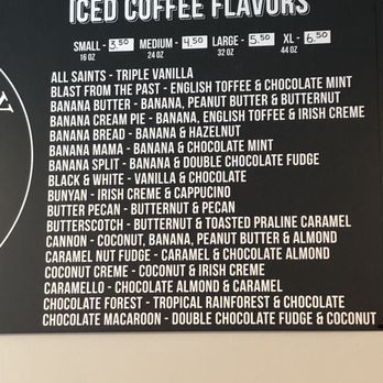 Heavenly Coffee - Menu flavors - Coffee & Tea Near Me - Lynbrook, New York