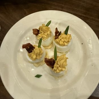Dorothy's Downtown - Candied bacon deviled eggs - Cocktail Bars Near Me - Jacksonville, Florida Dorothy's Downtown - Candied bacon deviled eggs - Cocktail Bars Near Me - Jacksonville, Florida