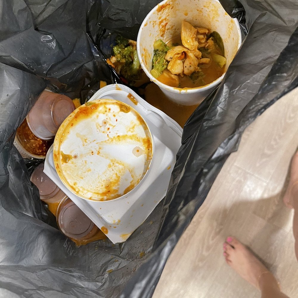 Plastic bag curry. Literally. Dumped into the bag.