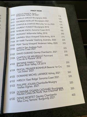 Menu photo 7 Bosq Aspen, CO