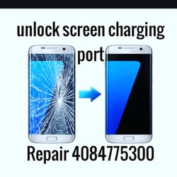 Computer Cellphone Repair - Samsung Android Apple any make and model charging port screen battery imei repair