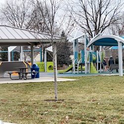 Carey Grove Park - View of park from parking lot