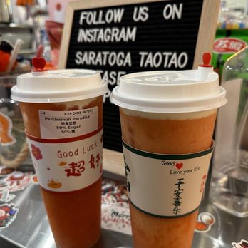 TaoTaoTea - persimmon paradise - Bubble Tea Near Me - Saratoga, California