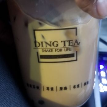 Ding Tea - Coffee Milk Tea with Boba (50% sweet) - Bubble Tea Near Me - Sacramento, California Ding Tea - Coffee Milk Tea with Boba (50% sweet) - Bubble Tea Near Me - Sacramento, California