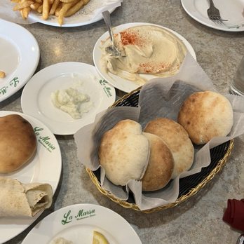 La Marsa Dexter - Hommous, puff pita, garlic sauce - Mediterranean Near Me - Dexter, Michigan