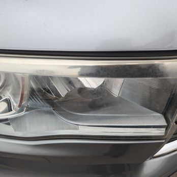 Phoenix Auto Care - Headlight before being buffed. - Auto Repair Near Me - Alhambra, California