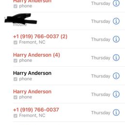 Calls from him and manager Calls from him and manager