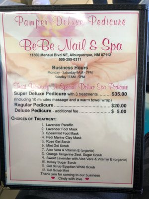 Bebe Nail Spa Menaul Blvd Ne Albuquerque Nm Manicurists Mapquest