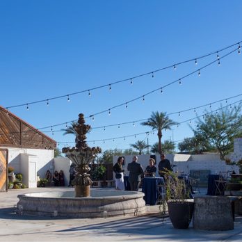 Aldea - Courtyard set up for cocktails and dancing later - Venues & Event Spaces Near Me - Phoenix, Arizona