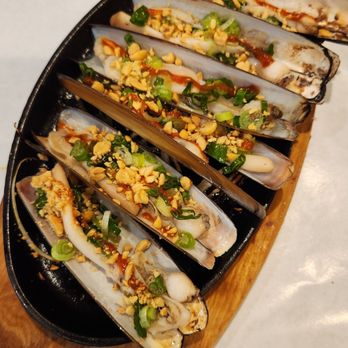 Oc A Chay - Razor clams with scallion oil - Vietnamese Near Me - San Gabriel, California