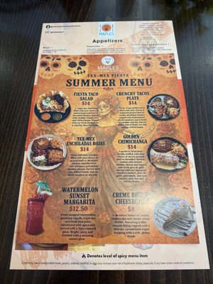 Menu photo 3 918 Maples Tacos and Cantinas Broken Arrow, OK