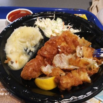 Culver's - This is as much as i could eat i had to pull the breading off the fish just too much - Burgers Near Me - Allen Park, Michigan