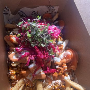 Rosemarie's Buns and Brews - Spicy Elote Fries - Burgers Near Me - Encinitas, California Rosemarie's Buns and Brews - Spicy Elote Fries - Burgers Near Me - Encinitas, California