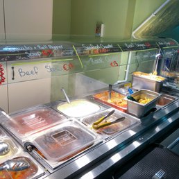 Cafeteria-quality food. The goal is to serve lots of people as quickly as possible. Cafeteria-quality food. The goal is to serve lots of people as quickly as possible.