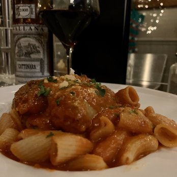 Torchio Pasta Bar - BEEF BRACIOLE, SAUSAGE, & MEATBALL RIGATONI - Italian Near Me - Chicago, Illinois Torchio Pasta Bar - BEEF BRACIOLE, SAUSAGE, & MEATBALL RIGATONI - Italian Near Me - Chicago, Illinois