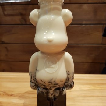 Royaltea - My Oolong Milk Tea in a bear brick plastic bottle - Bubble Tea Near Me - Toronto, Ontario