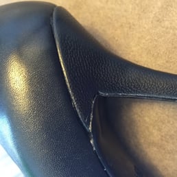 Mismatched leather Mismatched leather